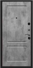 Дверь Тип 8951 А МГ - Черный кварц(фурнитура хром) /МДФ 